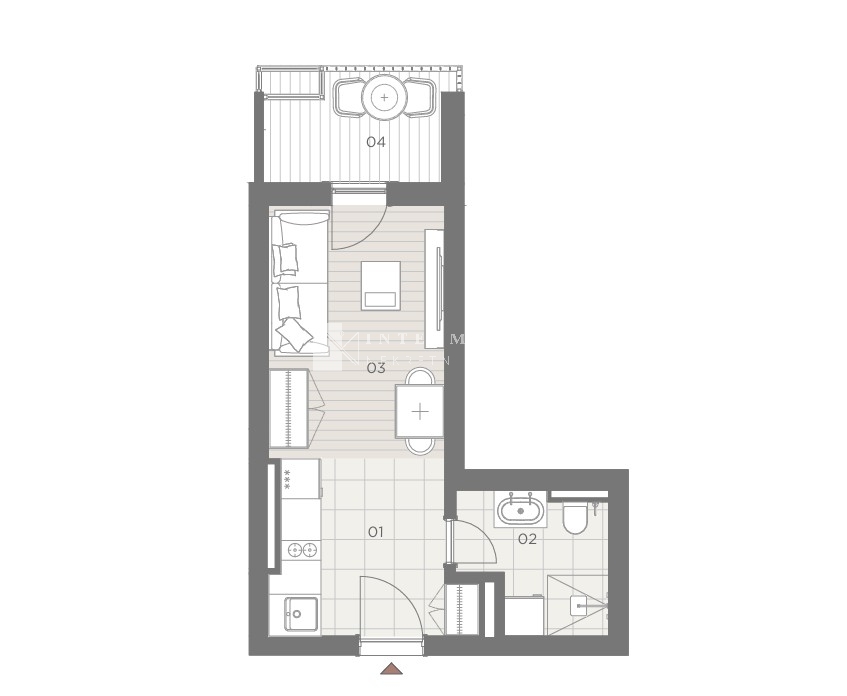 Studio Apartment for Sale 26m² 